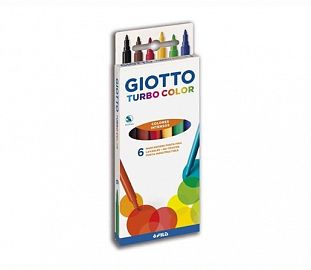 MARCADOR GIOTTO TURBO COLOR CJ X6